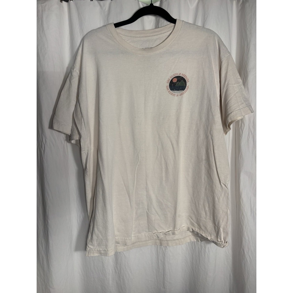 Dravus Shirt Mens XL Healing Earth Neutral Cream Tee Skate LL24